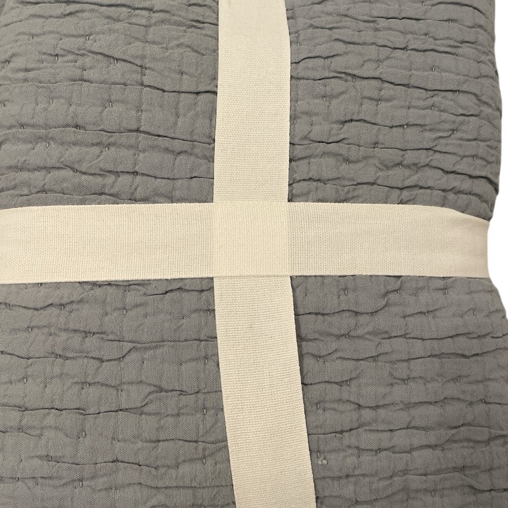 Pottery Barn Ultimate Summer Essential Quilted Sham Chambray Euro - Picture 3 of 6